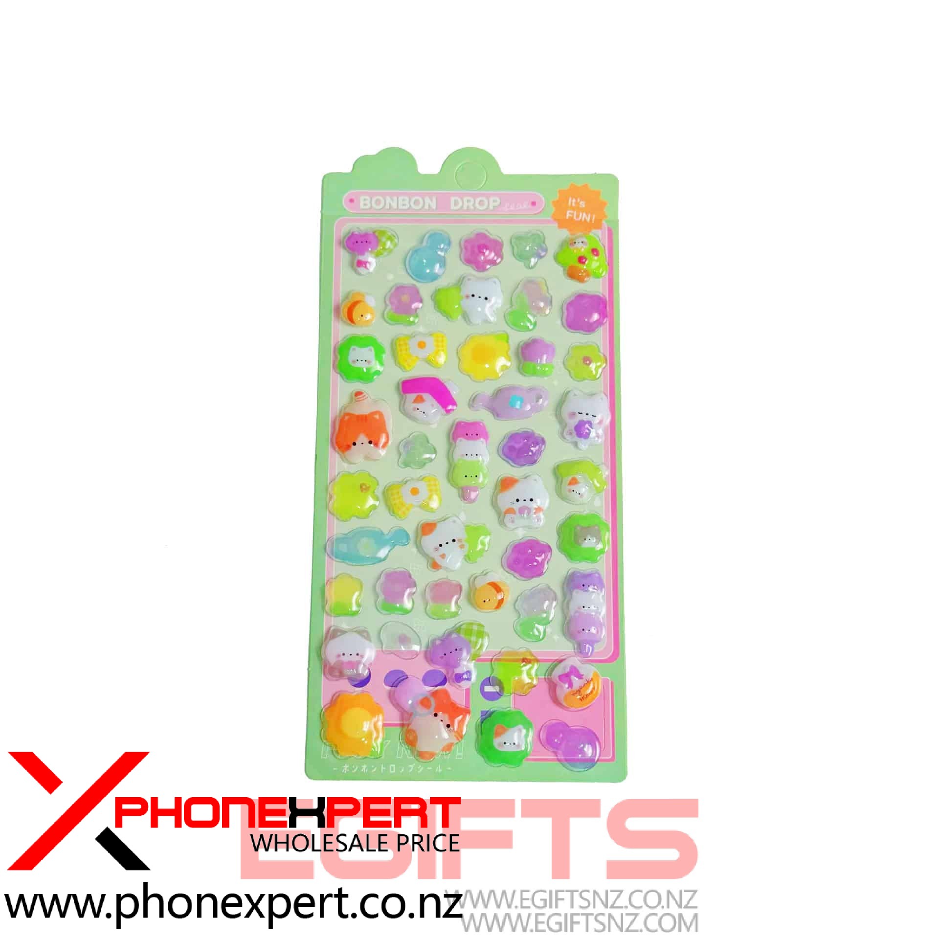 3D Stickers Kawaii Resin Decorative Stickers for Phone & Laptop