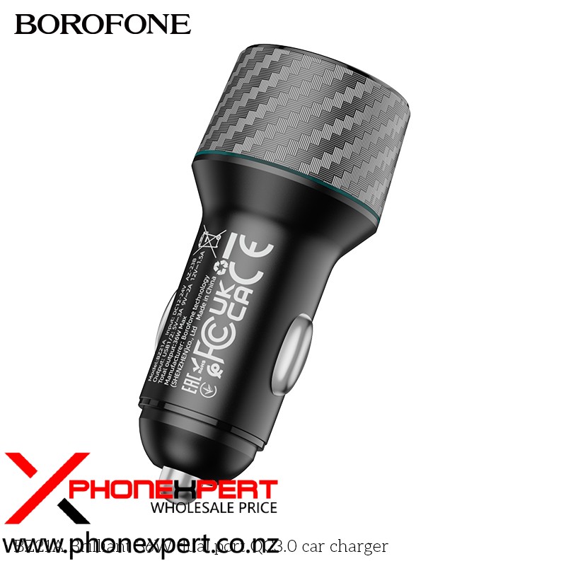BOROFONE BZ21A QC3.0 36W Dual Ports Fast Car Charger - Image 9