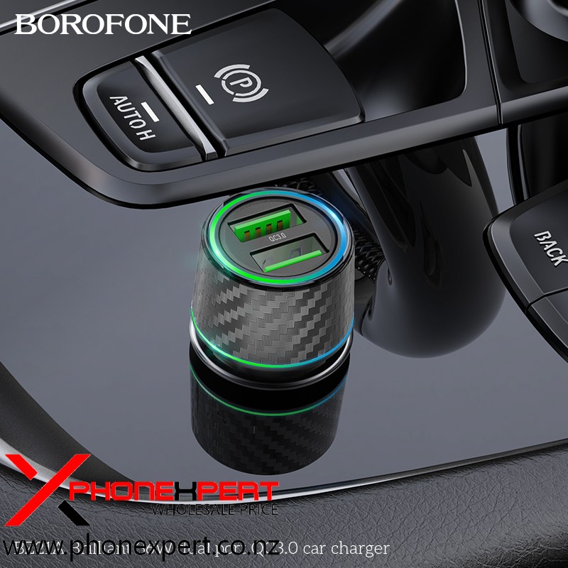 BOROFONE BZ21A QC3.0 36W Dual Ports Fast Car Charger - Image 8
