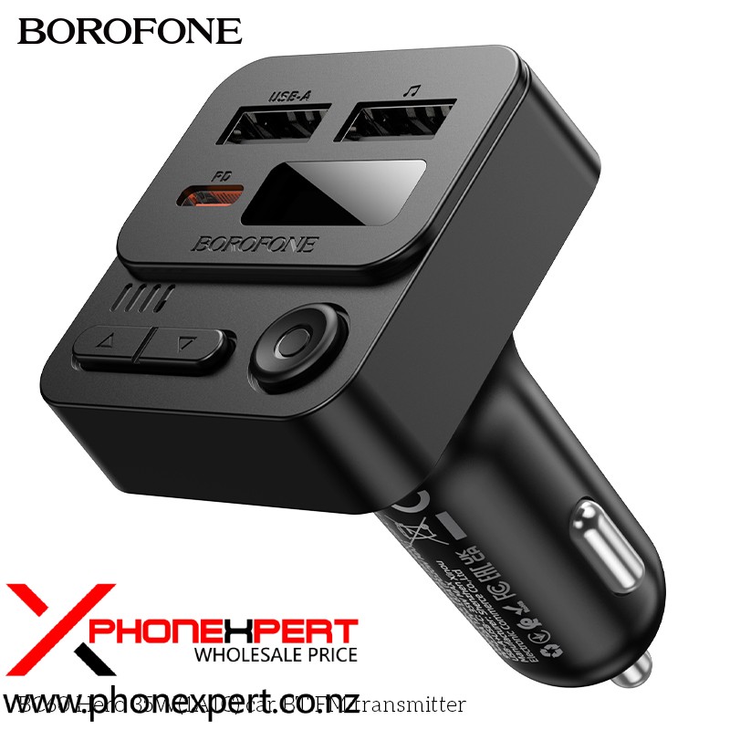Borofone BC60 35W PD20W USB Type C Fast Car Charger FM transmitter - Image 6