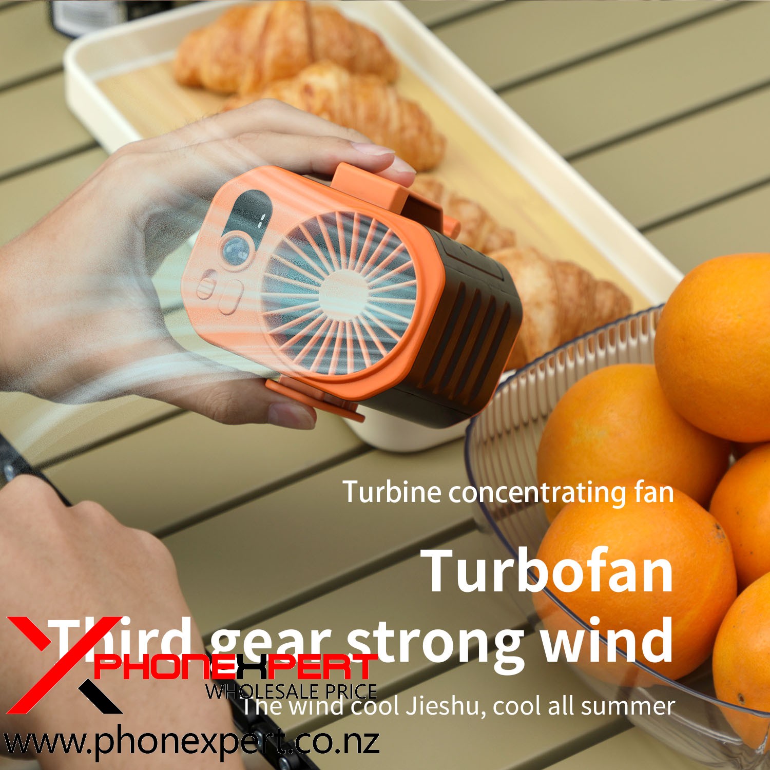 Outdoor Waist Powerbank Portable Fan - Image 8