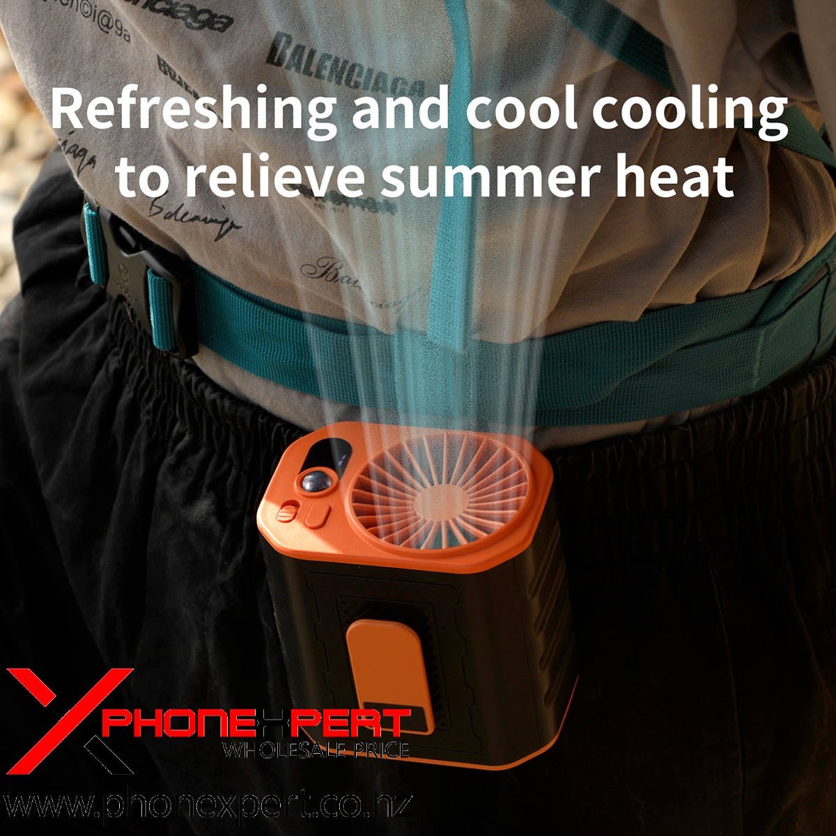 Outdoor Waist Powerbank Portable Fan - Image 5