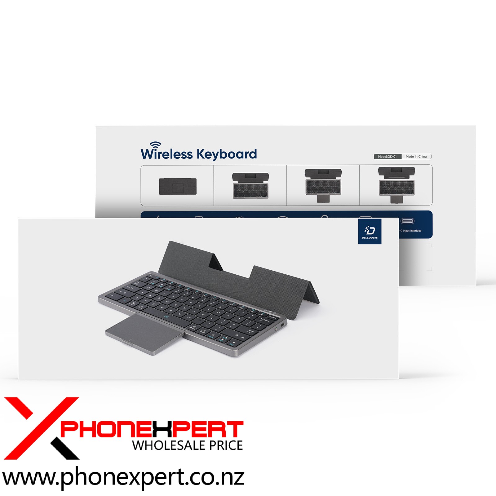 Wirless Keyboard Portable with touch pad - Image 9