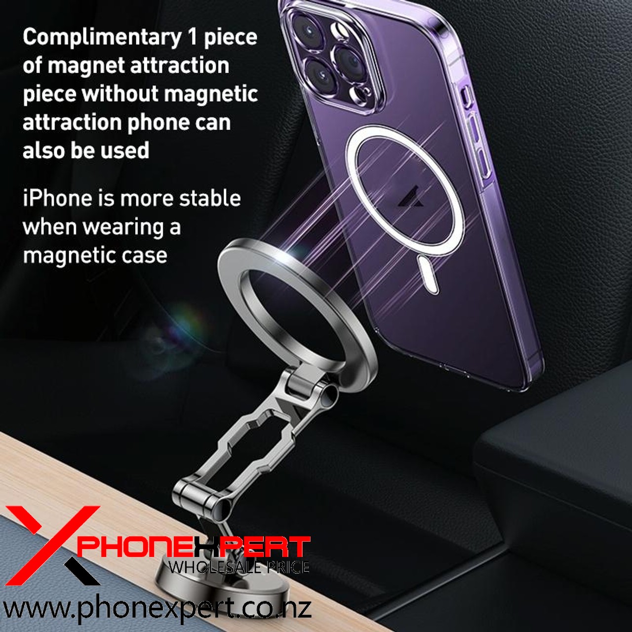 YESIDO C203 Dash Desktop Magsafe Phone Holder - Image 11