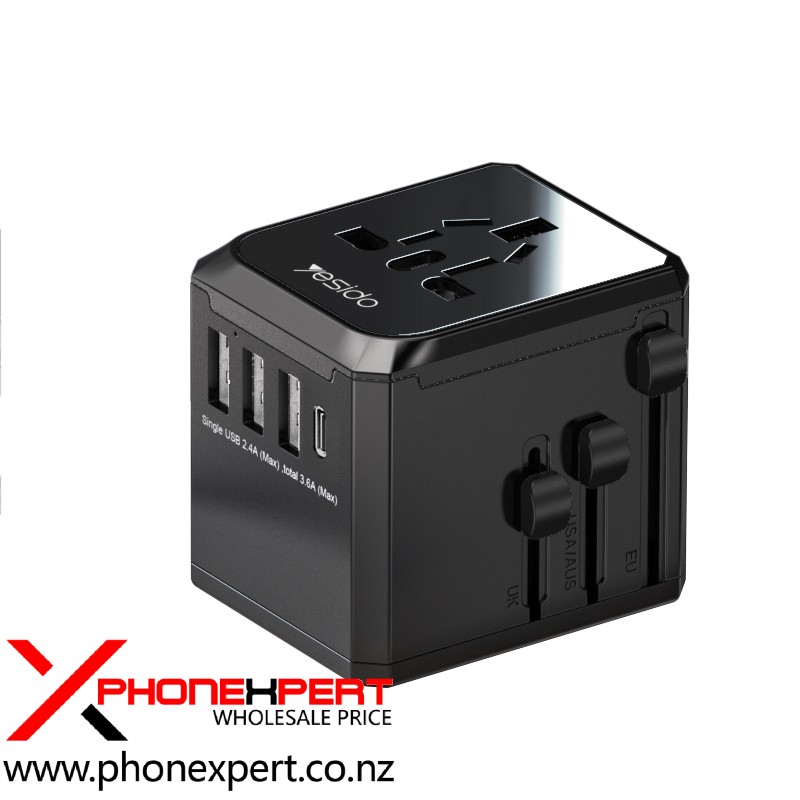 YESIDO International Adapter with Charger MC10 - Image 5
