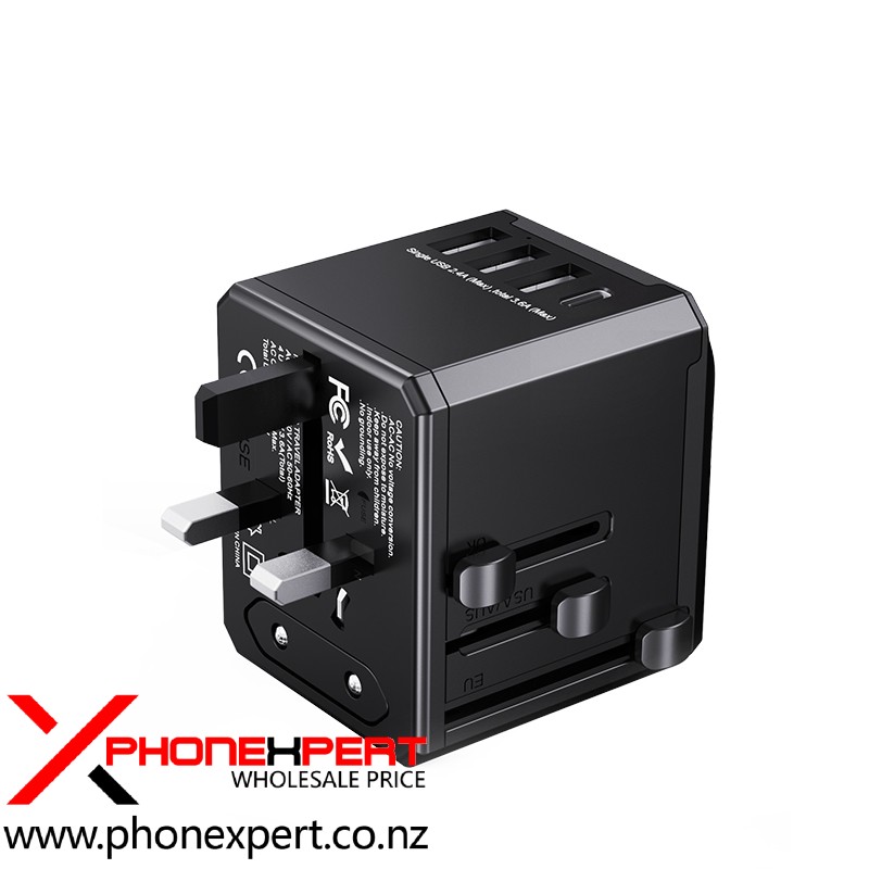 YESIDO International Adapter with Charger MC10 - Image 4
