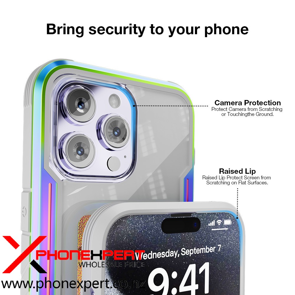 iPhone 16 Tough Metal Smart Ink Screen Projection Case - Image 23