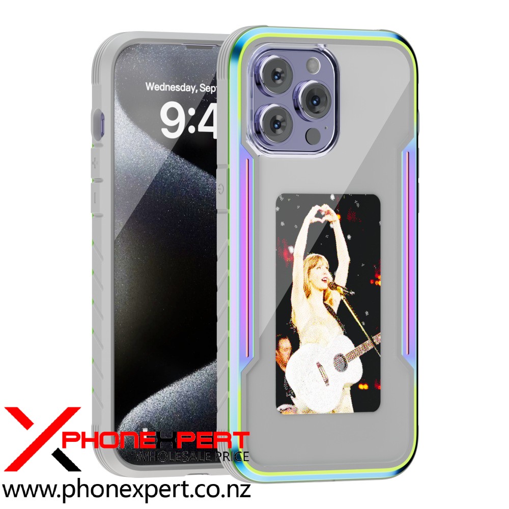 iPhone 16 Tough Metal Smart Ink Screen Projection Case - Image 22