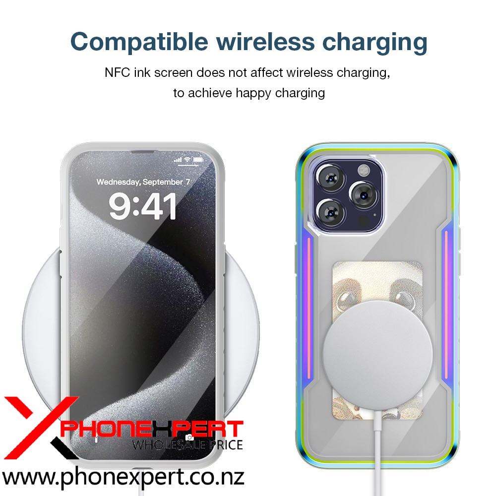 iPhone 16 Tough Metal Smart Ink Screen Projection Case - Image 20