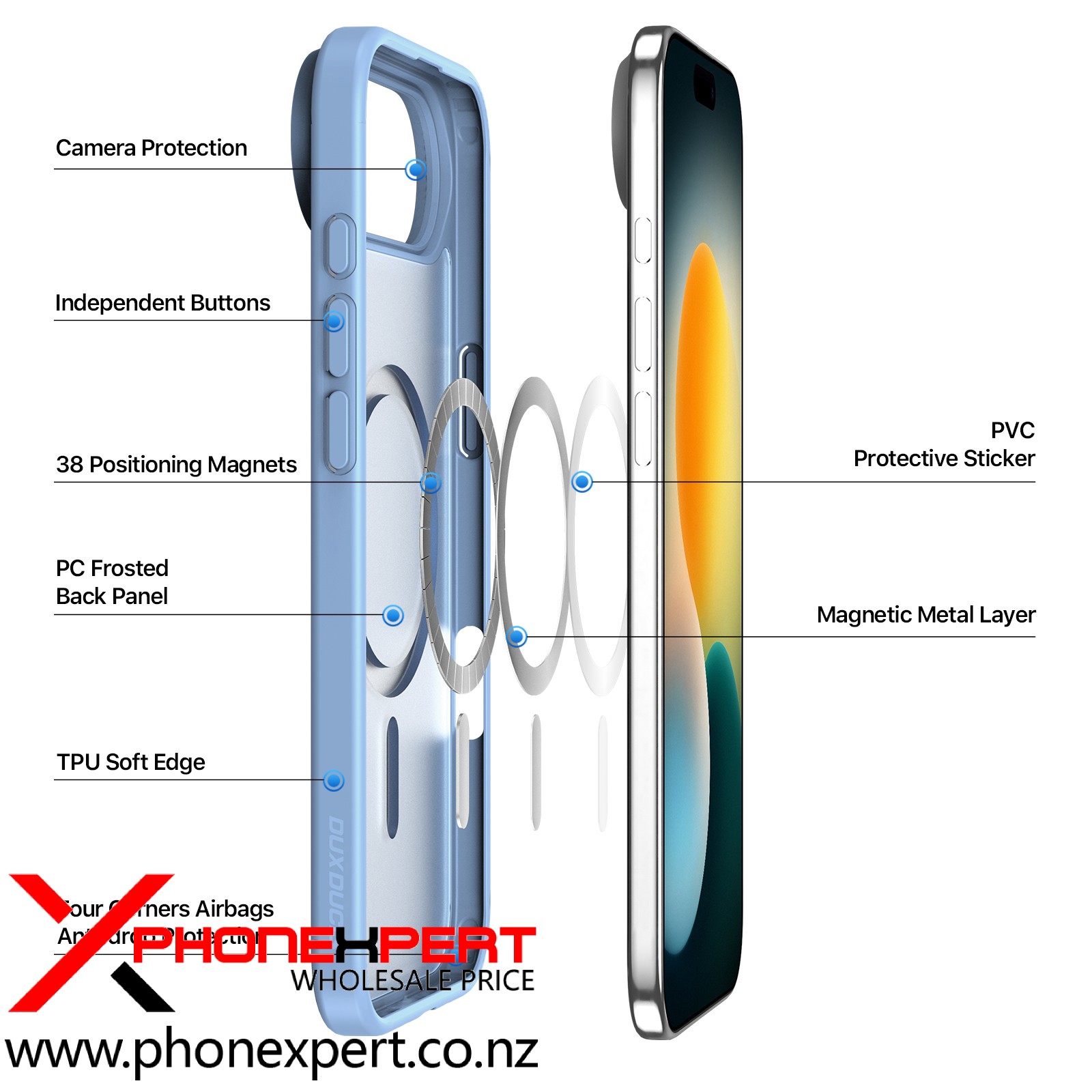 iPhone 17 Air DUX YIND Magsafe Matte Cover - Image 6