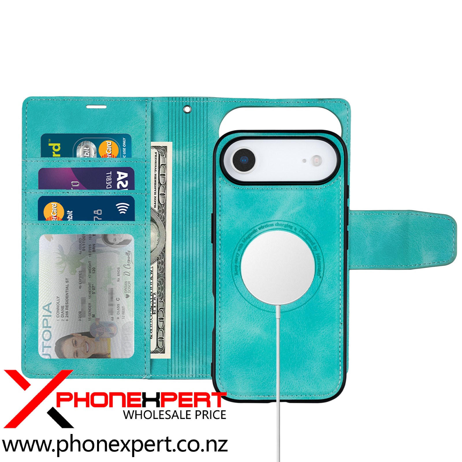 iPhone 17 Air Hanman Magsafe Detachable Wallet Case - Image 3