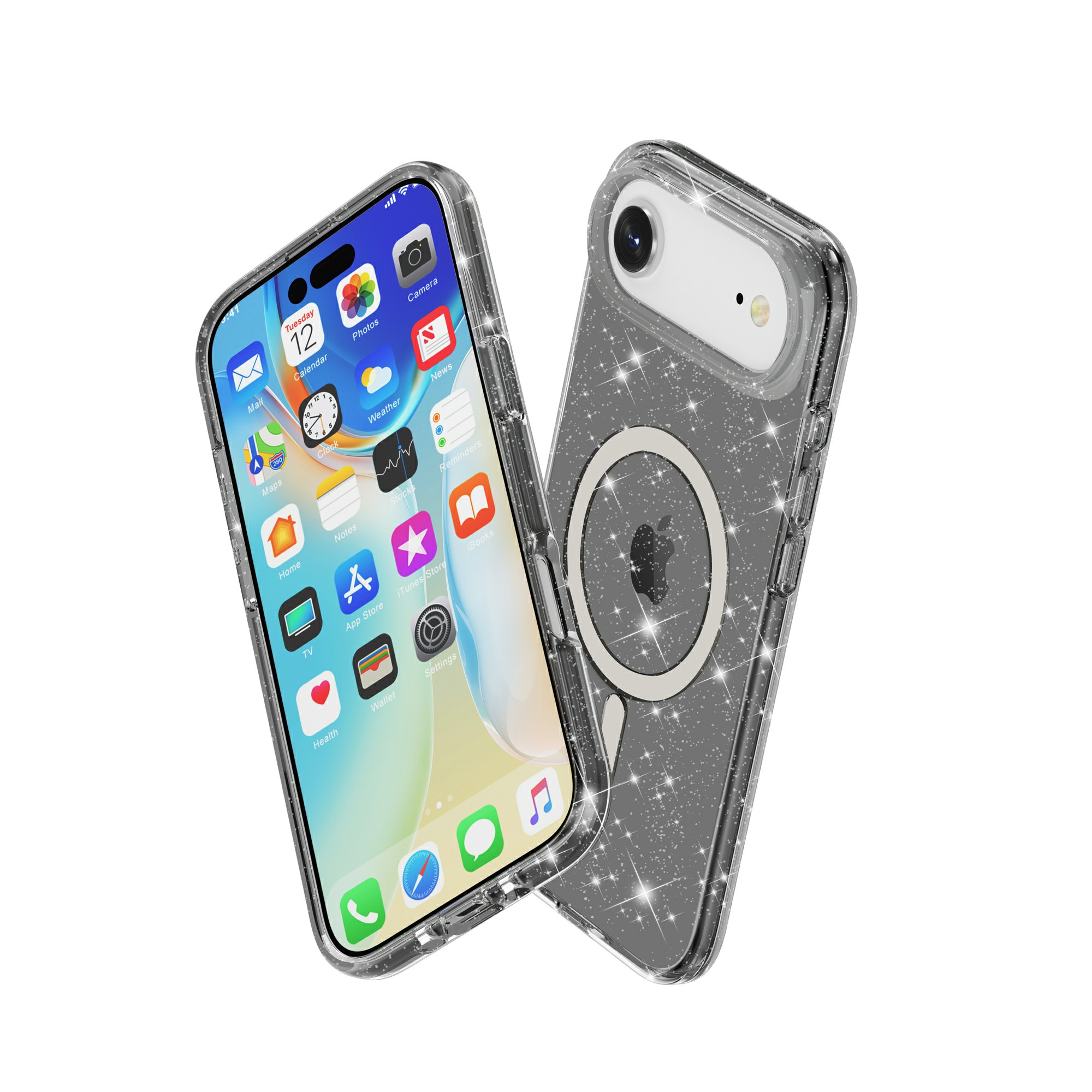 iPhone 17 Air Magsafe Tough Bling Clear Case - Image 7