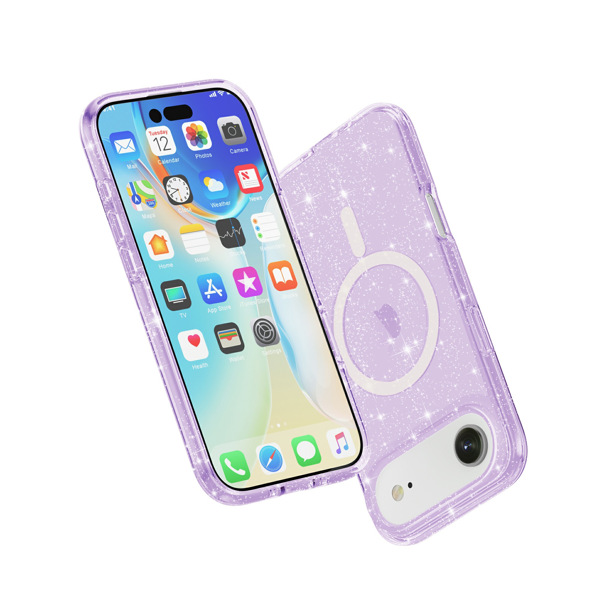 iPhone 17 Air Magsafe Tough Bling Clear Case - Image 6