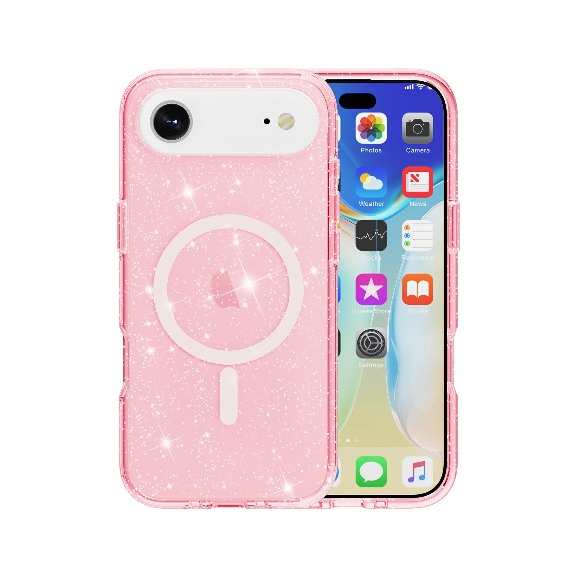 iPhone 17 Air Magsafe Tough Bling Clear Case - Image 5