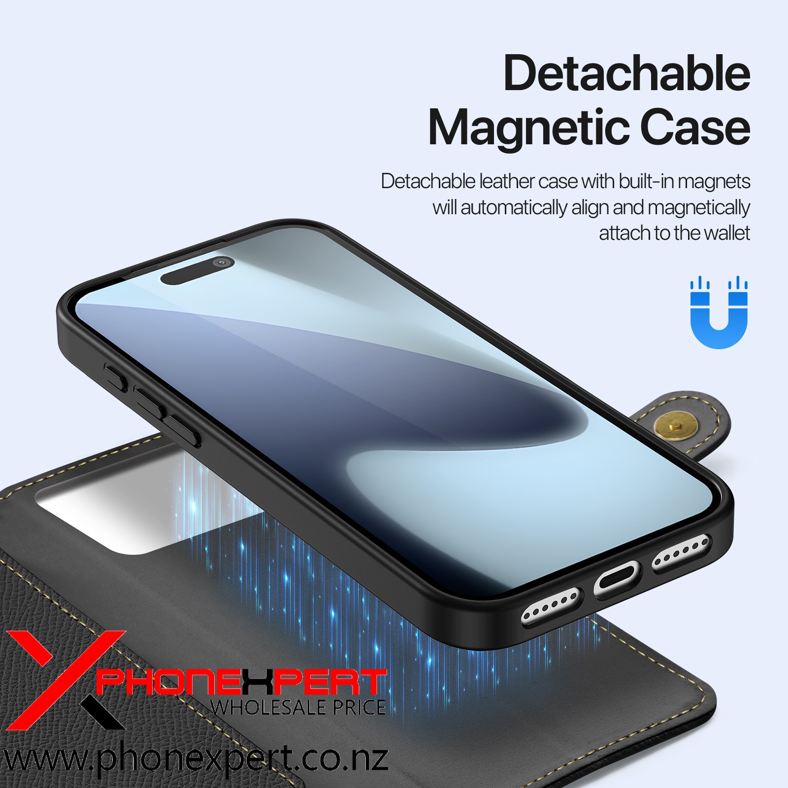 iPhone 17 Pro DUX Detachable Geniune Leather Case - Image 6