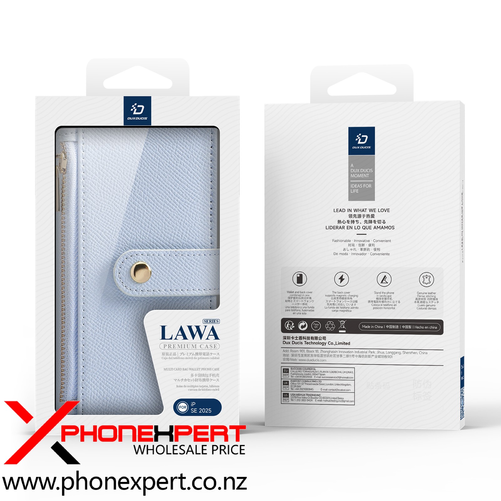 iPhone 16 E Dux Dusic Lawa Detachable Wallet Case - Image 9