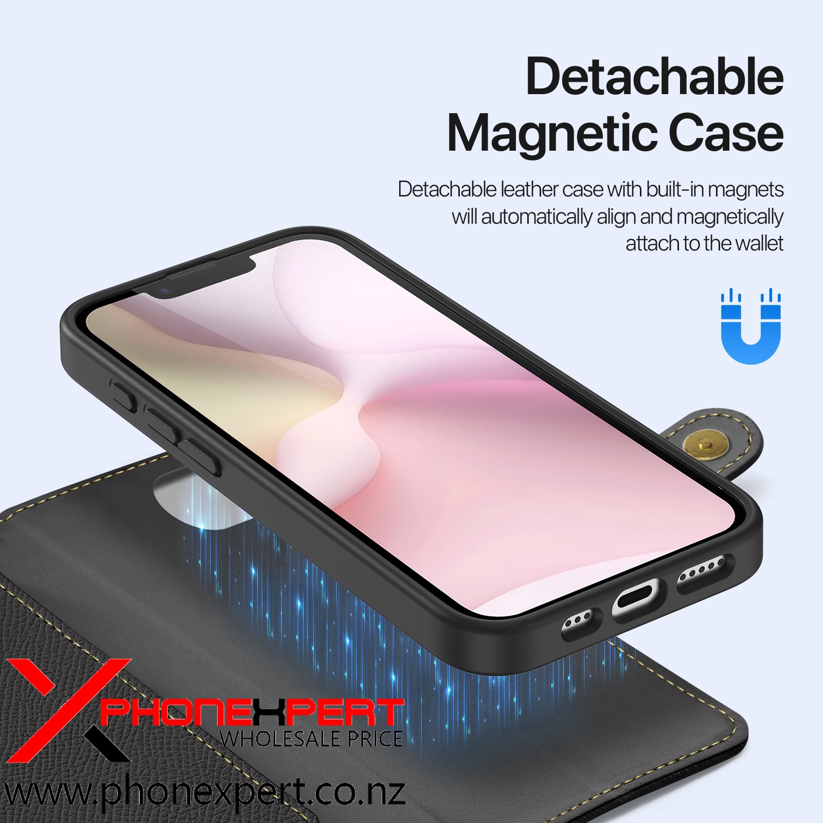 iPhone 16 E Dux Dusic Lawa Detachable Wallet Case - Image 7