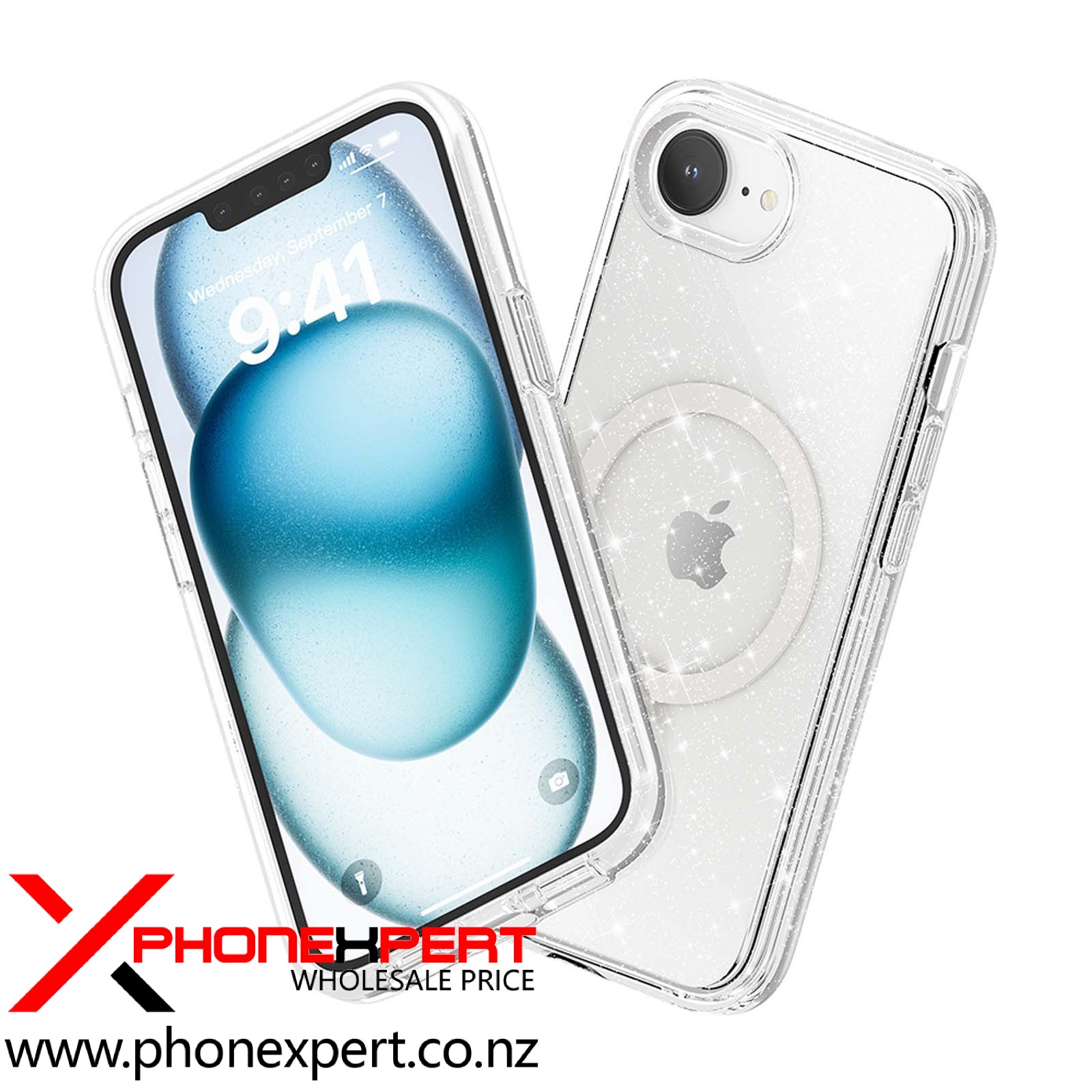iPhone 16 E Magsafe Tough Bling Cover - Image 2