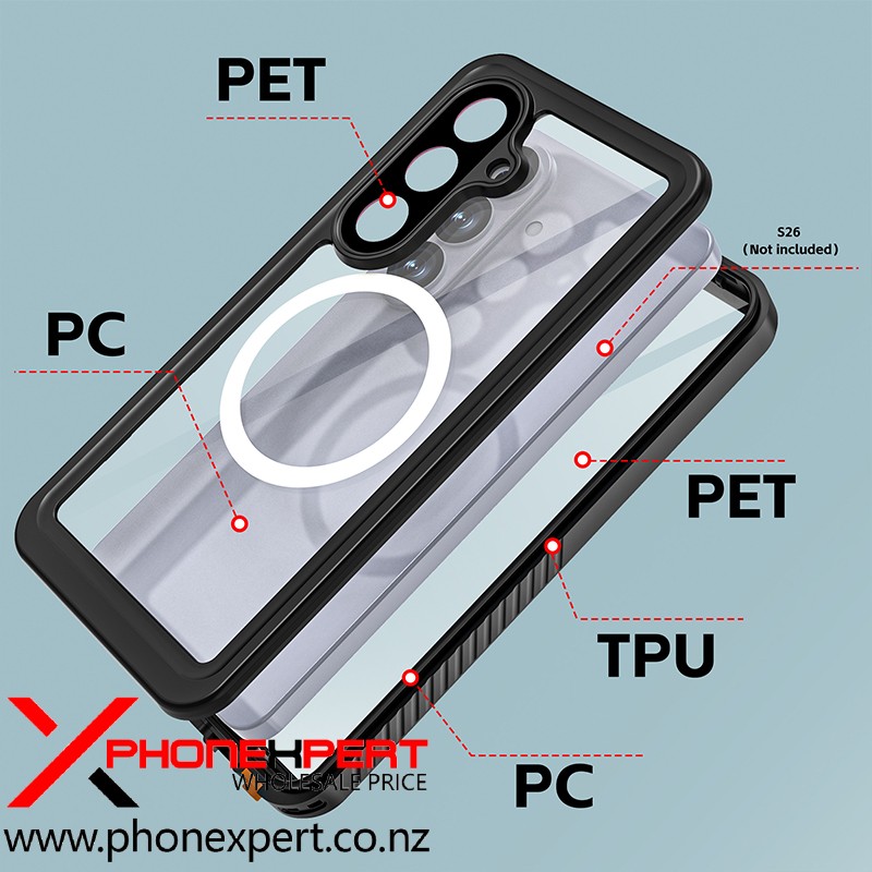 SAMSUNG S26 Plus IP68 Waterproof Magsafe Tough Case - Image 8