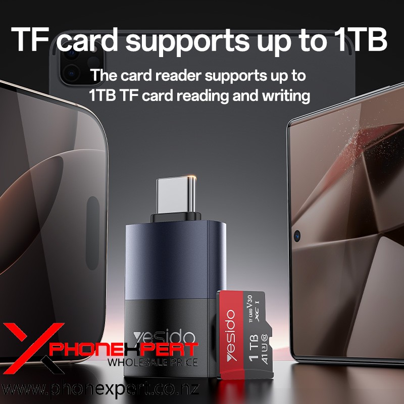 Yesido Type C To TF Mirco SD Card Adapter Reader GS37 - Image 2